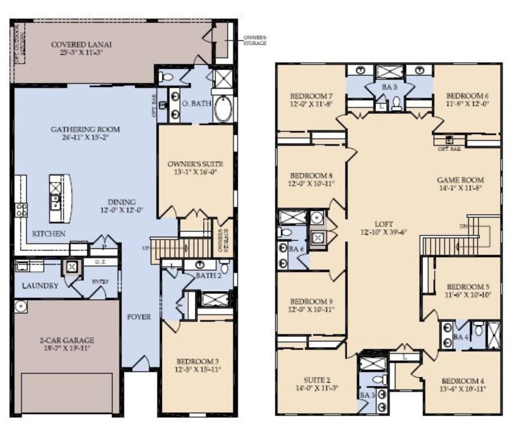 Twin Palms Family Vacation Villa Киссимми Экстерьер фото